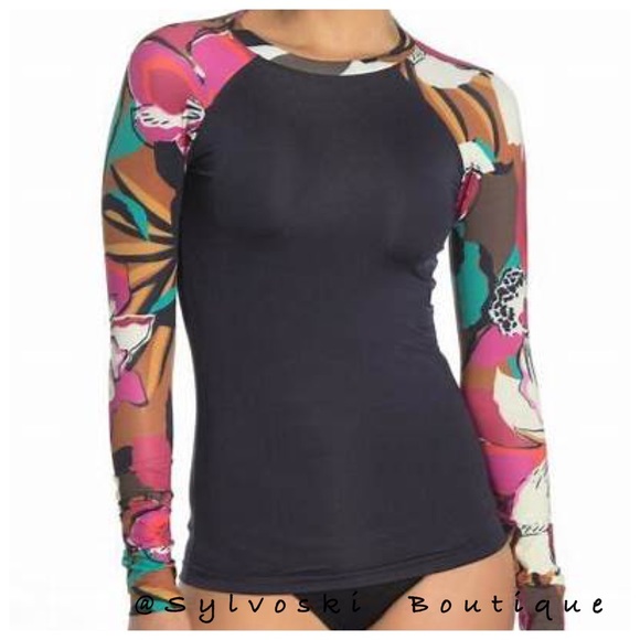 🔥 Billabong Women's Day Drift Long Sleeve Rash Guard NWT - Picture 5 of 6